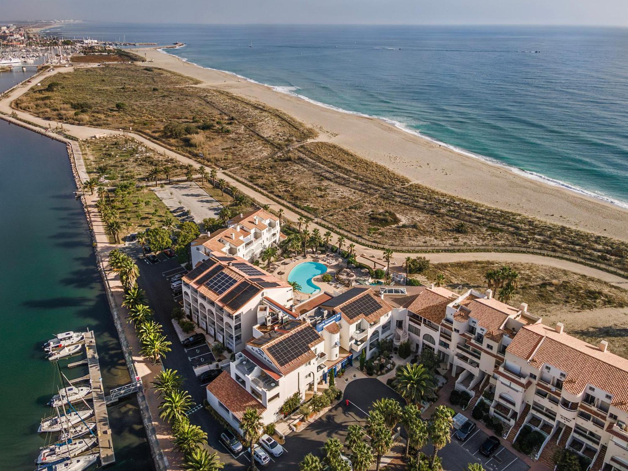 Les Bulles De Mer - Hotel & Spa Sur La Plage Saint-Cyprien  Eksteriør bilde